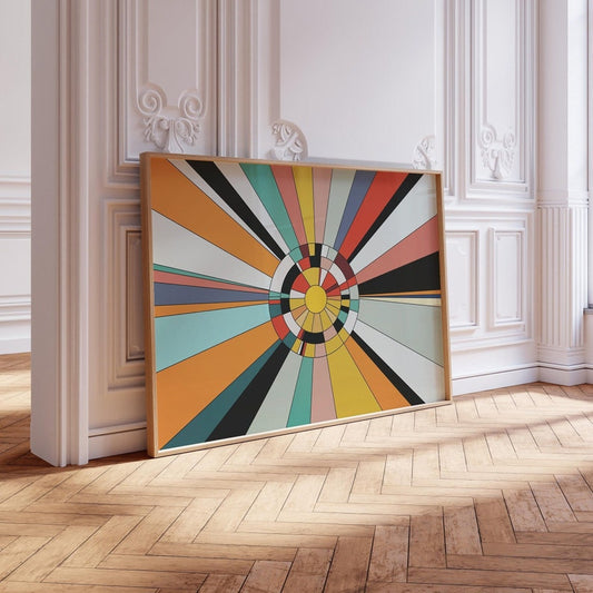 Solar Orbit Canvas Painting