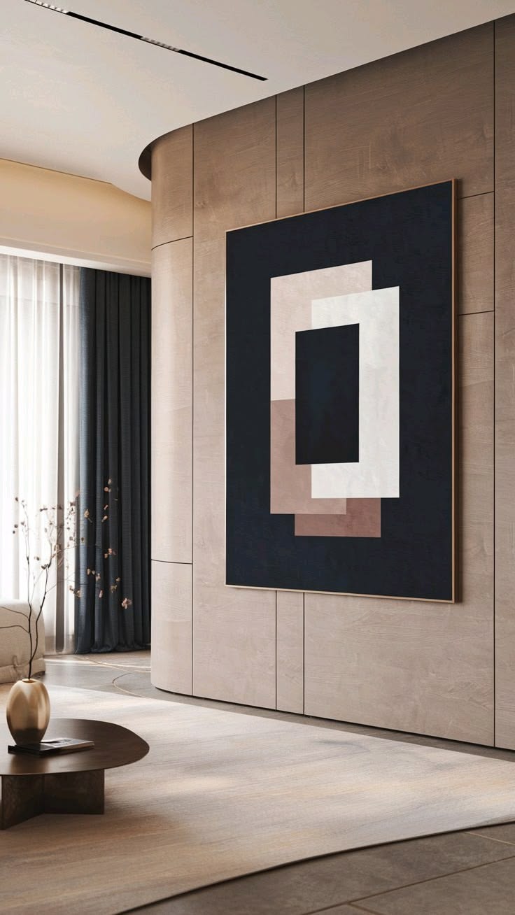 Framed Depth Canvas Painting