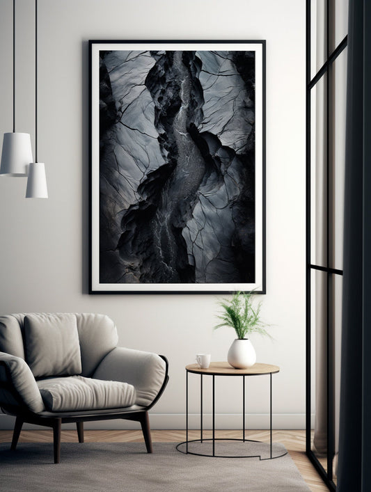 Abstract Rocks Canvas Print