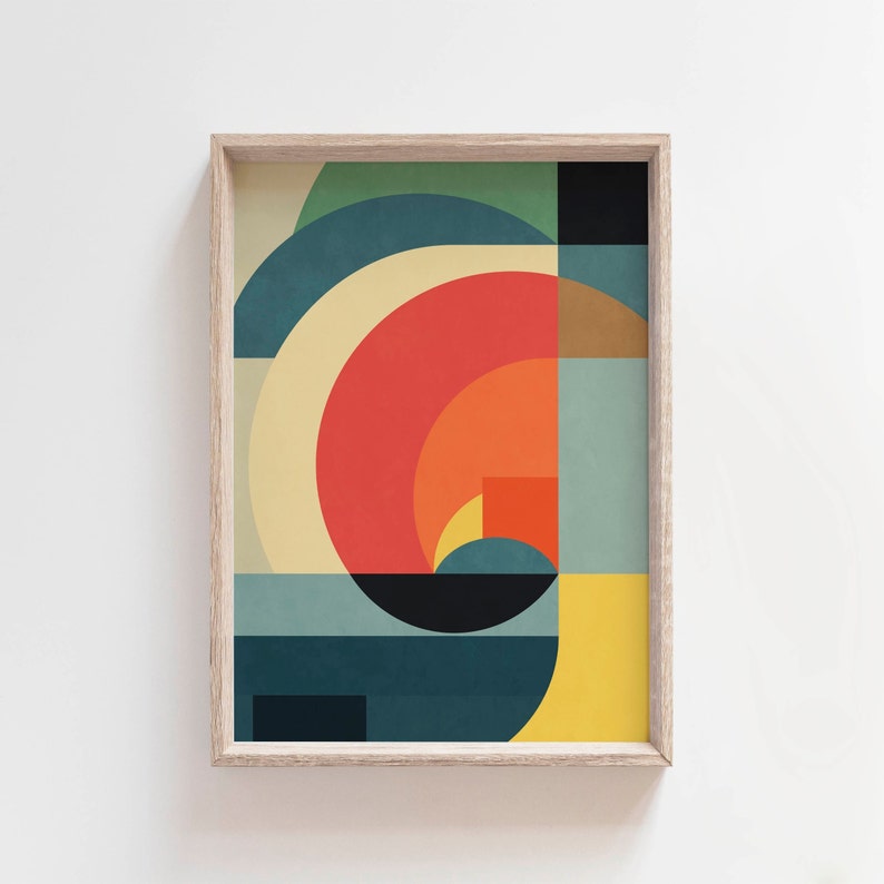 Chromatic Arc Canvas Painting