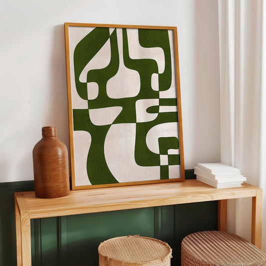 Verdant Rhythm– Canvas Painting