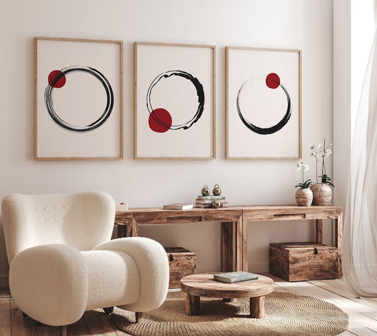 Zen Circle – Canvas Set