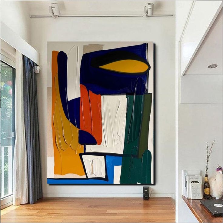 Vivid Layers Canvas Painting