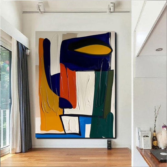 Vivid Layers Canvas Painting