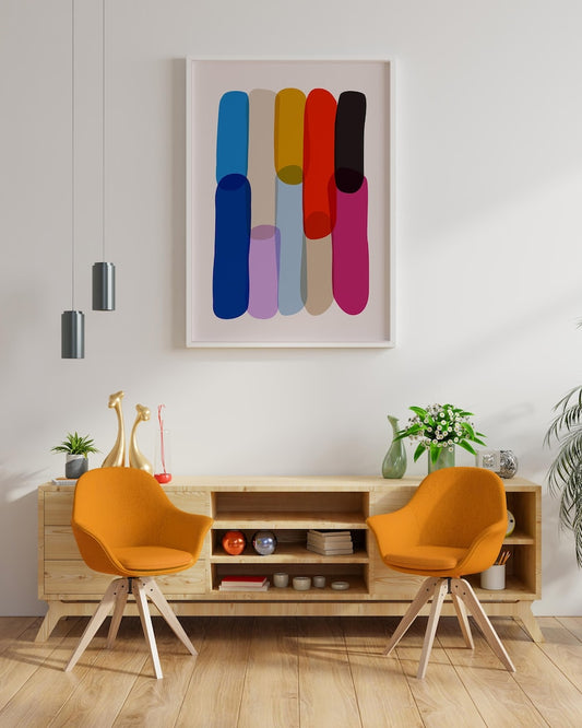 Chromatic Harmony Canvas Painting