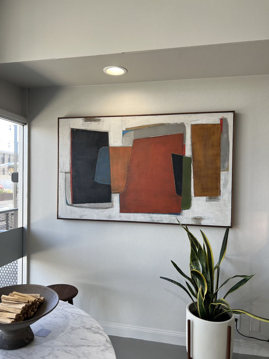 Earth Layers Canvas Painting