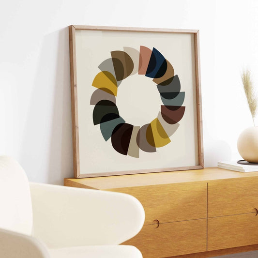 Earthen Orbit Canvas Painting