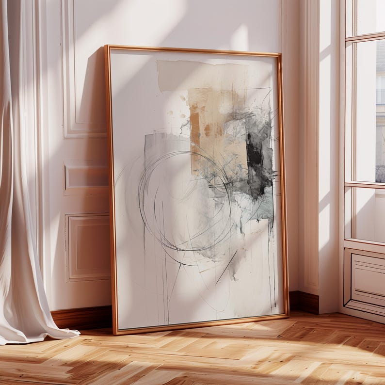 Ethereal Motion Canvas Painting