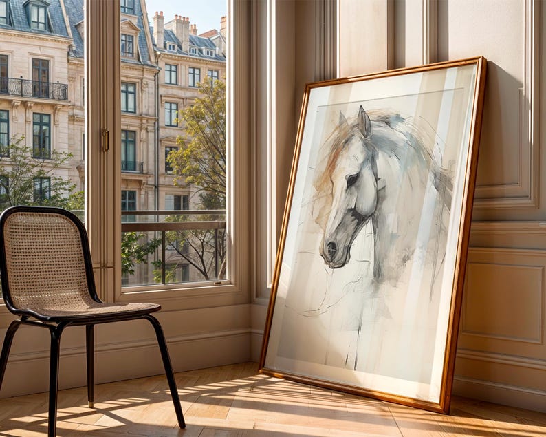 Equine Grace Canvas Painting