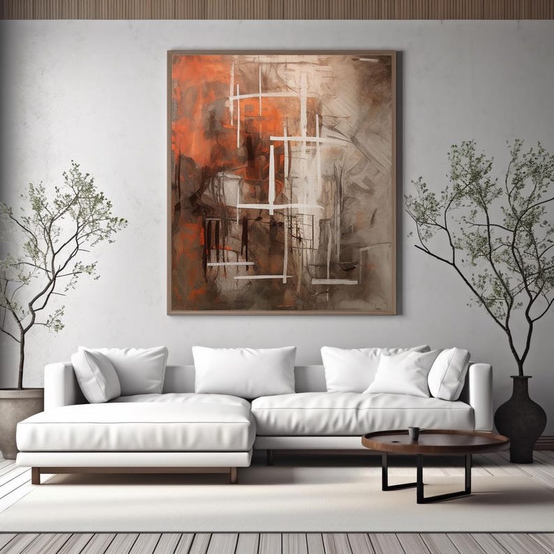 Rust Echo Digital Print