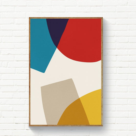 Color Curve Canvas Painting