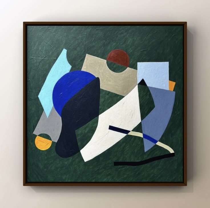 Emerald Balance Canvas Painting