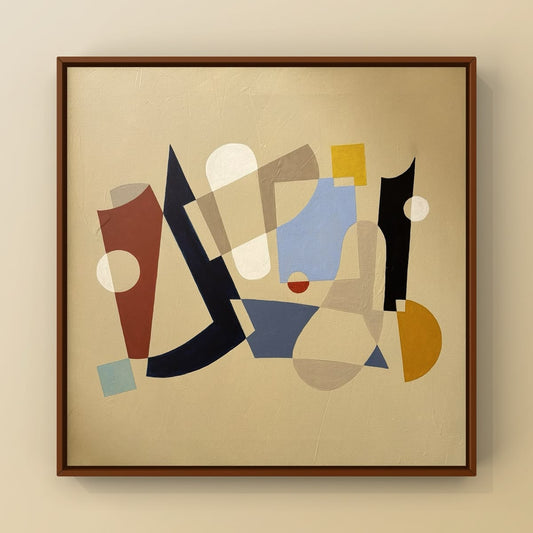 Neutral Play Canvas Painting