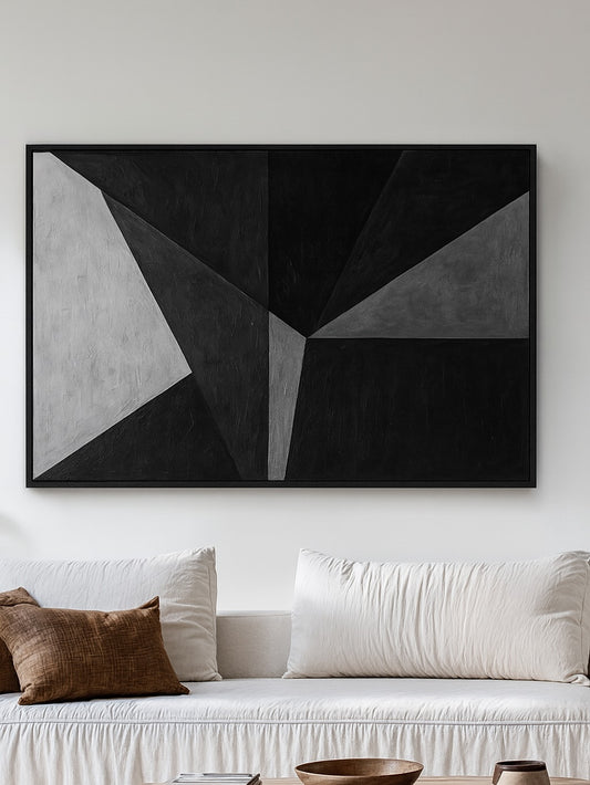 Dark Geometry – Canvas Painting