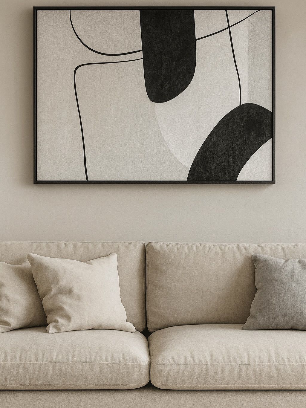 Mono Shapes – Canvas Painting