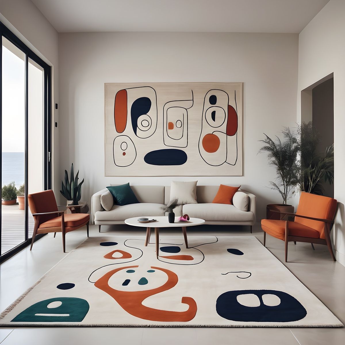 Linear Play Canvas Painting