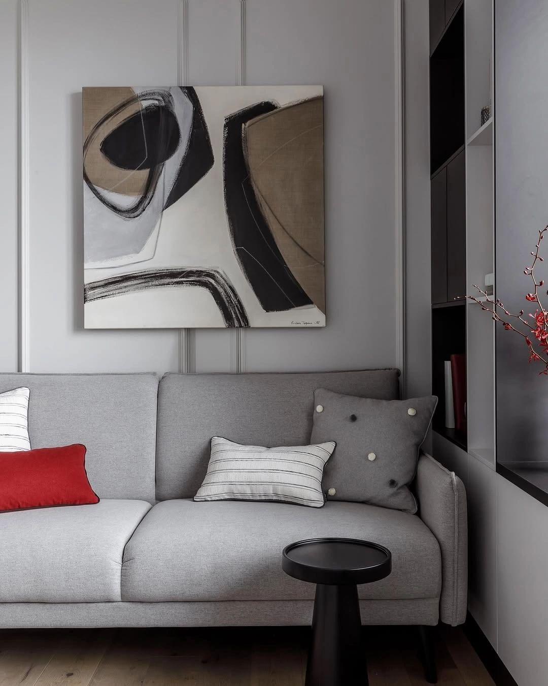 Taupe Echo – Canvas Painting