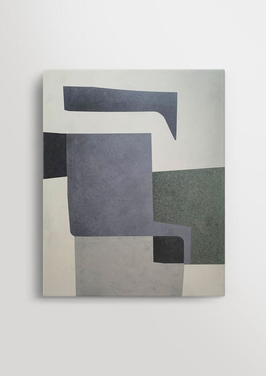 Muted Form Canvas Painting