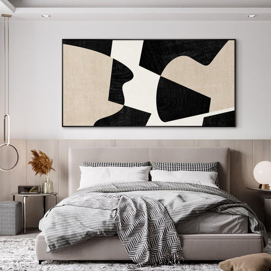 Monochrome Harmony Canvas Painting