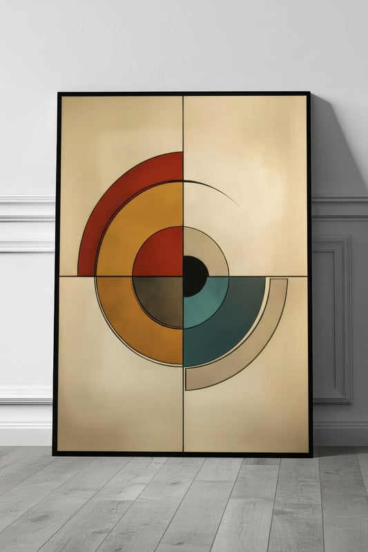 Orbit Form Canvas Painting