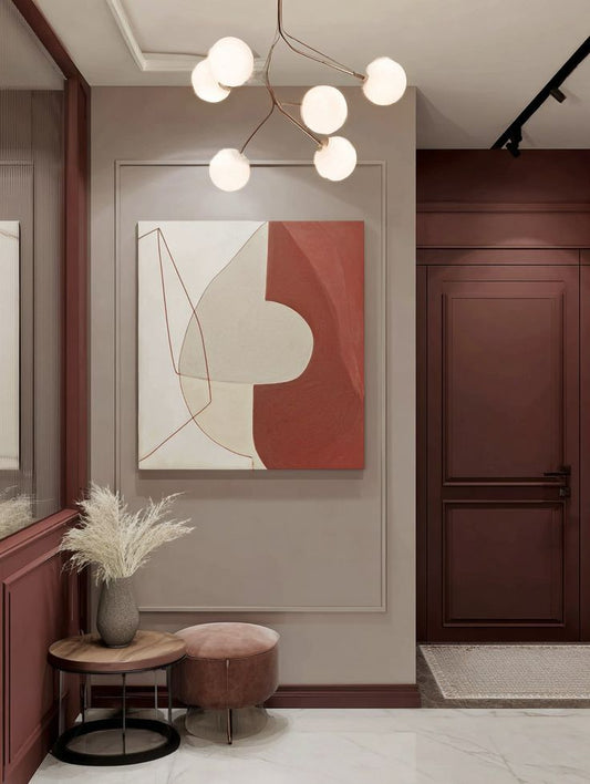 Rust Curve – Canvas Painting