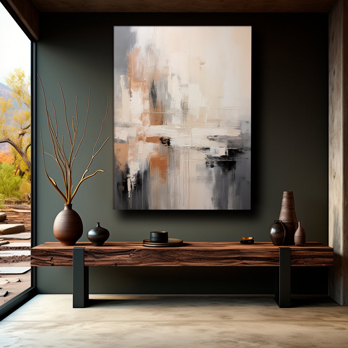 Serene Strokes – Canvas Painting