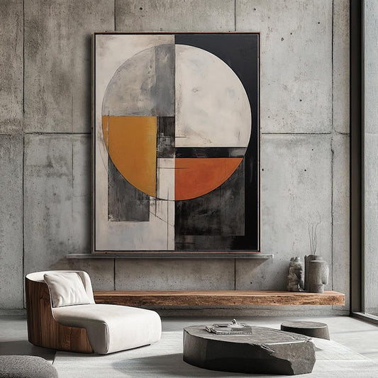 Bold Geometric Digital Canvas Print