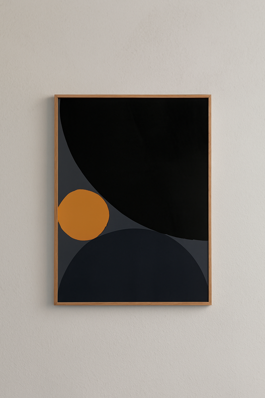 Shadow Orbit Canvas Painting