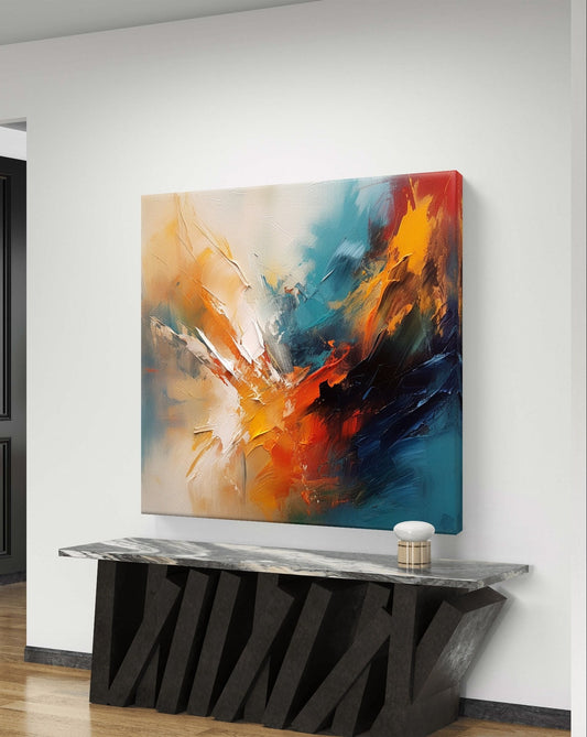 Fiery Essence – Canvas Painting