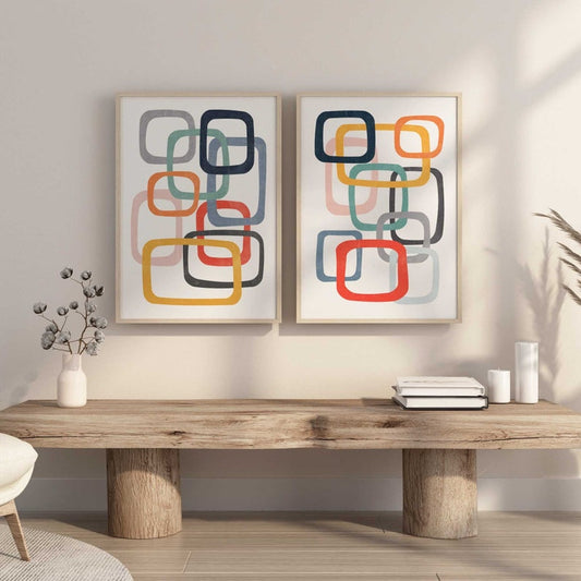Retro Loops Canvas Set