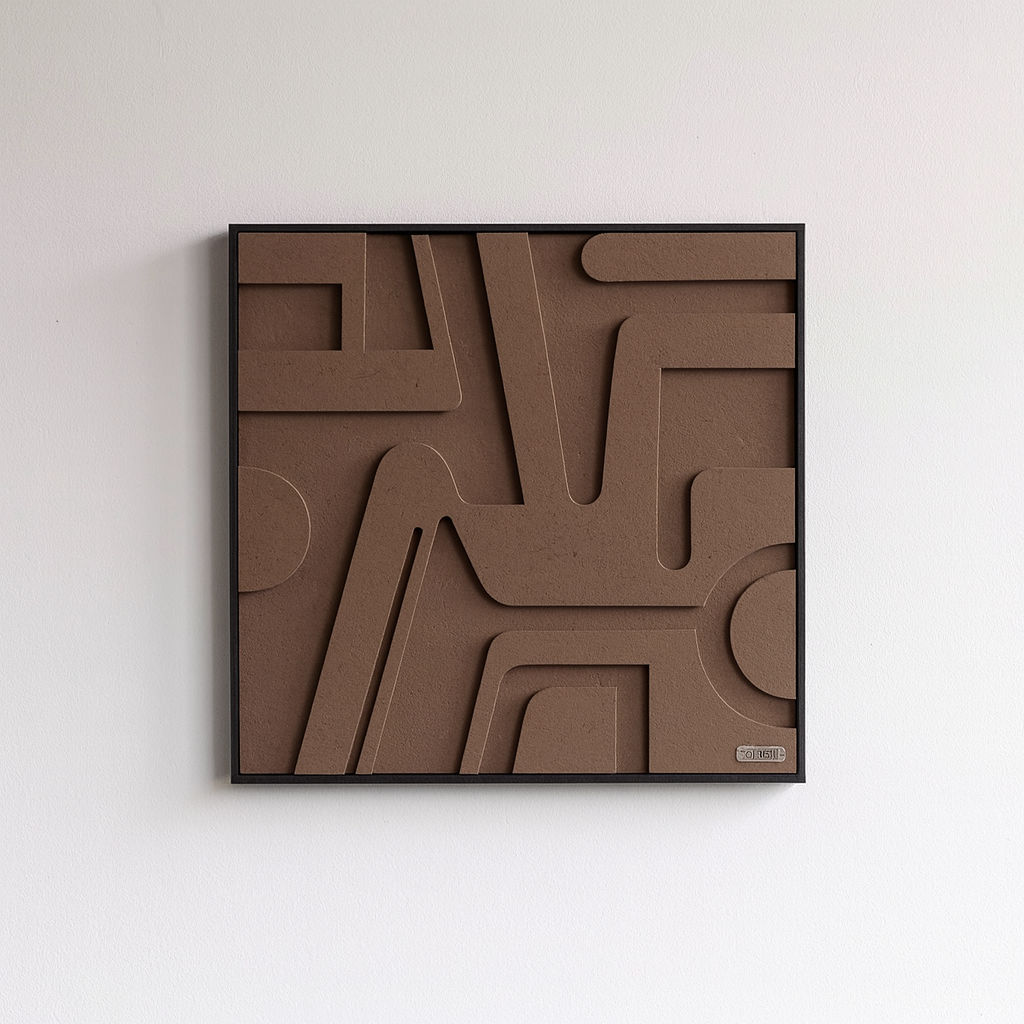 Terra Lines 3D Wall Sculpture