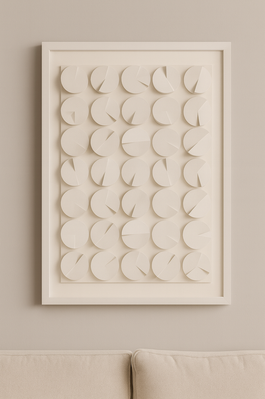 Lunar Rhythm 3D Wall Sculpture