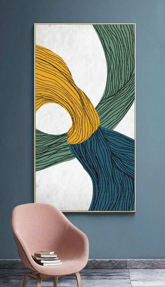 Flowing Harmony Canvas Painting