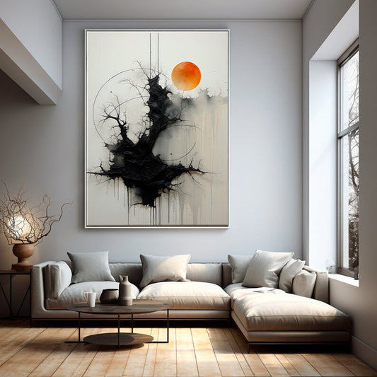 Eclipsed Roots Canvas Painting