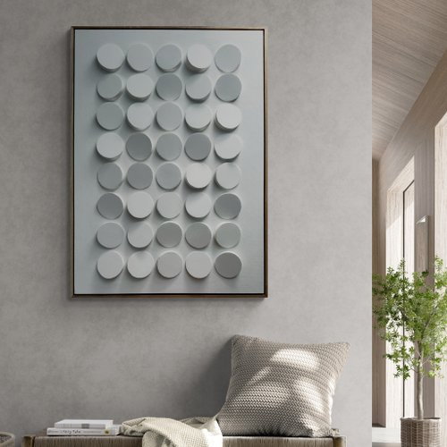 Echo Grid 3D Wall Sculpture