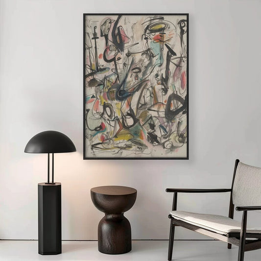 Abstract Expression Canvas Painting