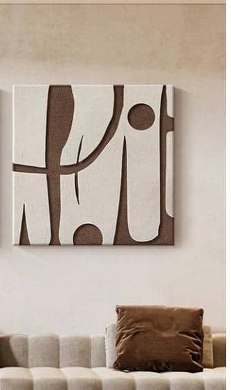 Organic Forms 3D Wall Sculpture