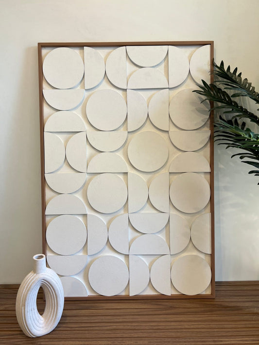 Geo Circle 3D Wall Sculpture