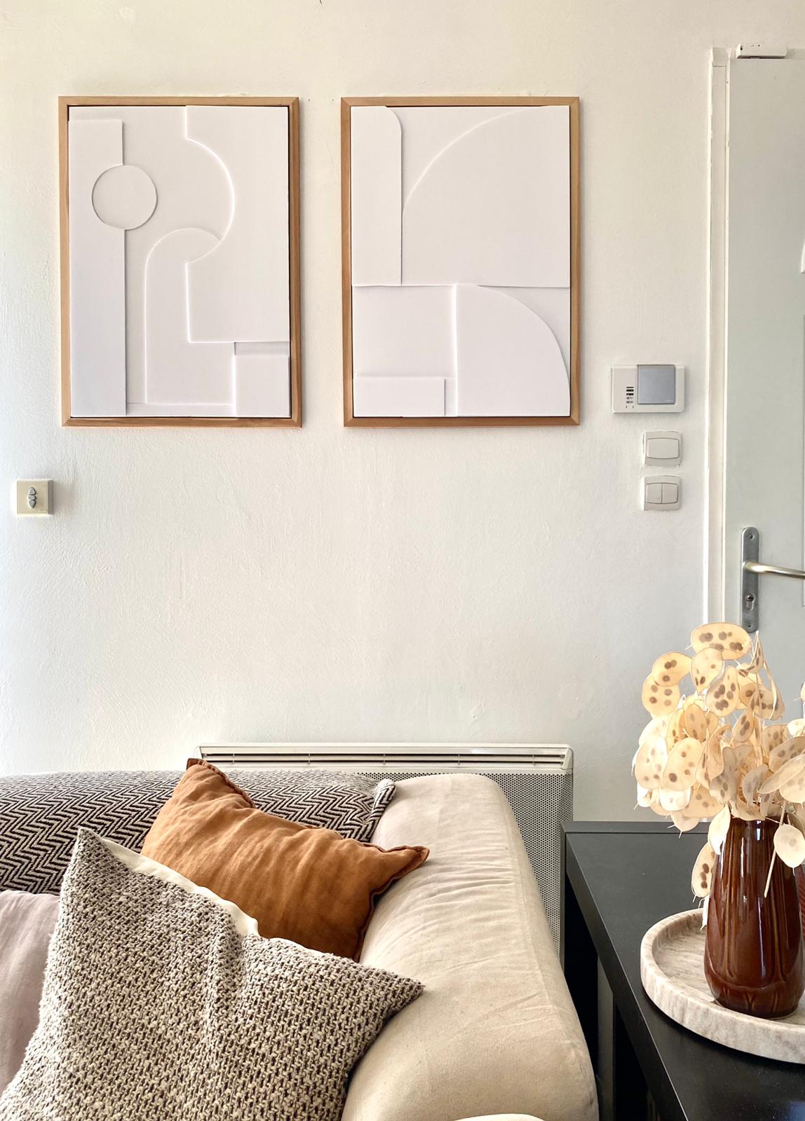 Arc Duo 3D Wall Sculpture