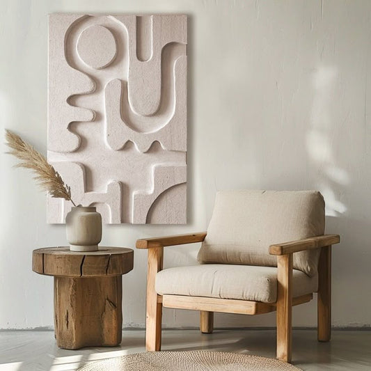 Fluid Shapes 3D Wall Sculpture