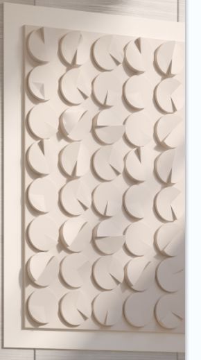 Lunar Rhythm 3D Wall Sculpture