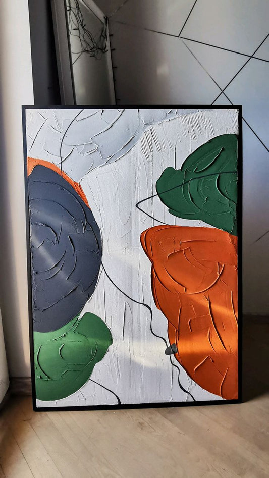 Petal Forms – Canvas Painting