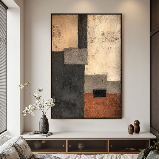 Earth Blocks – Canvas Painting
