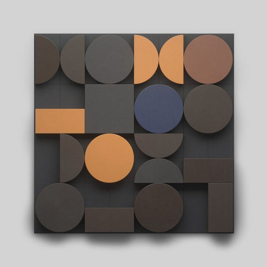 Urban Grid 3D Wall Sculpture