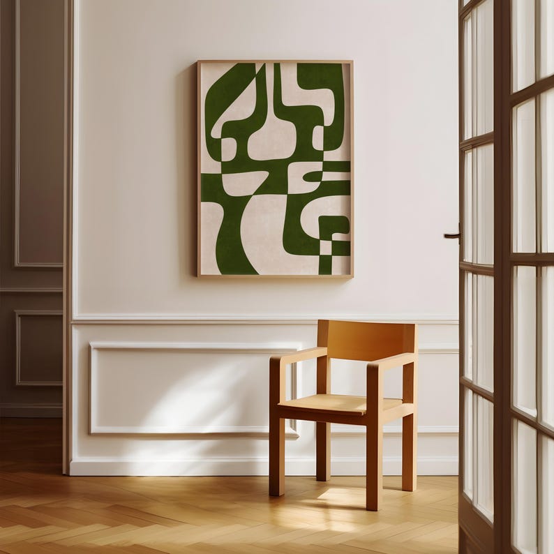 Verdant Rhythm– Canvas Painting