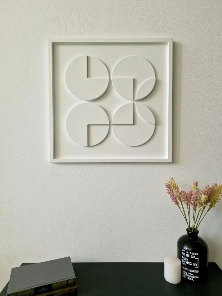 Pure Form 3D Wall Sculpture