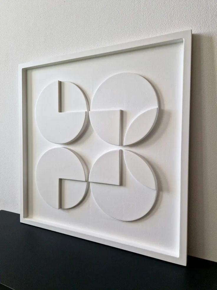 Pure Form 3D Wall Sculpture