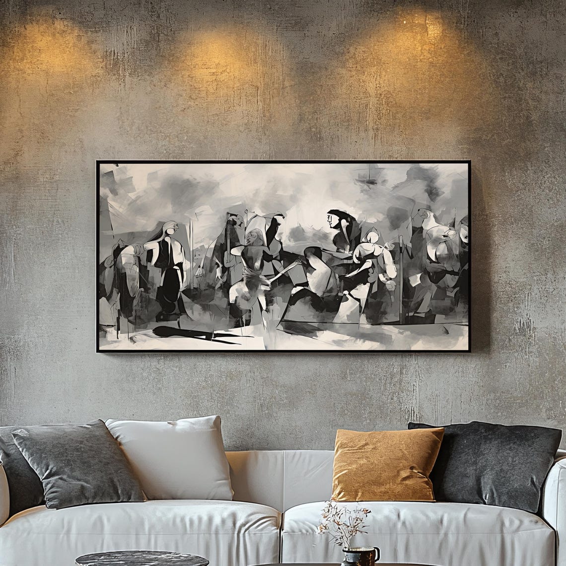 Dynamic Figures Canvas Painting