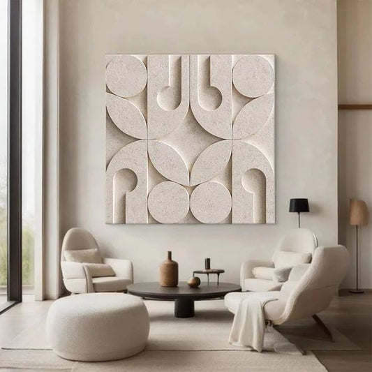 Stone Harmony 3D Wall Sculpture