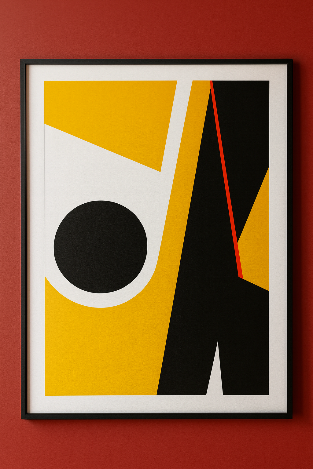 Chromatic Edge Canvas Painting